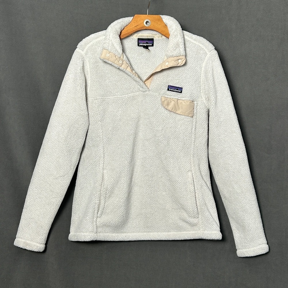 Patagonia Re-Tool Snap-T Fleece Jacket Women's Large Sherpa Polartec Pullover